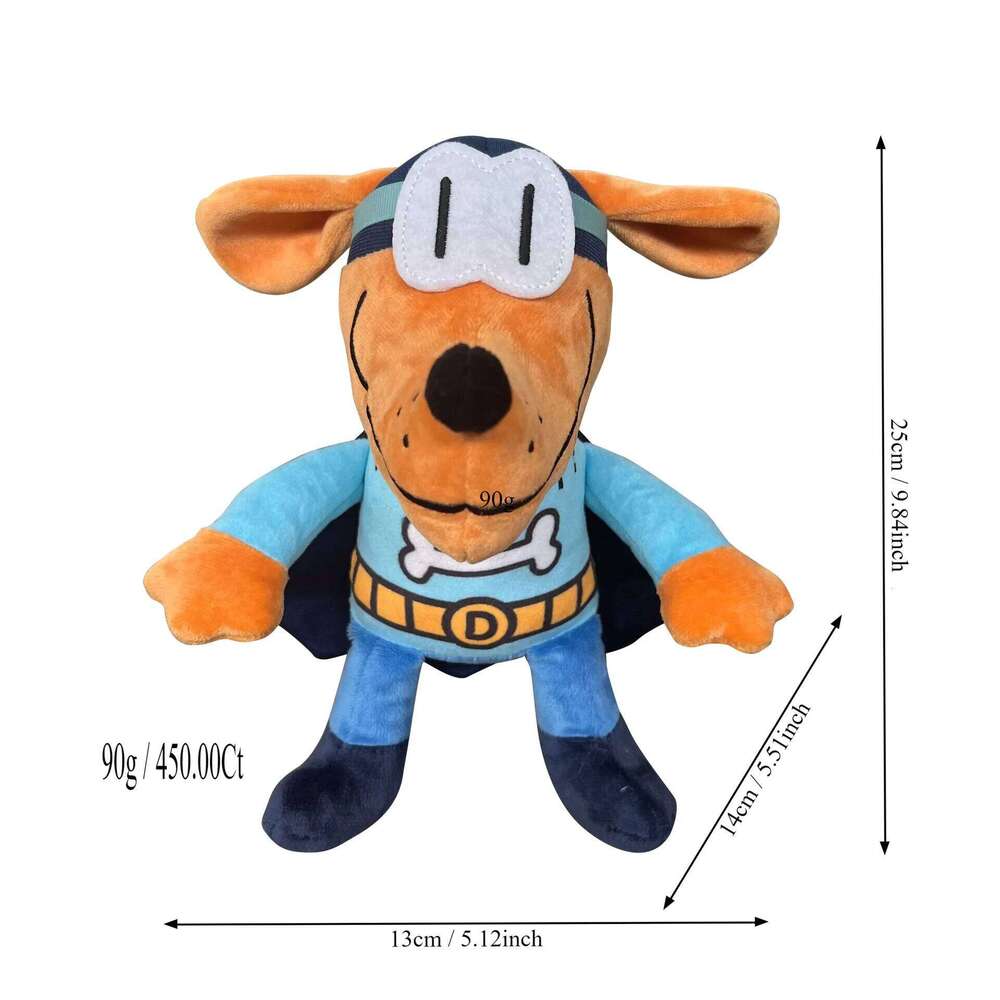 25cm New Dog Man Doll Dogman Plush Soft Stuffed Cartoon Animals Toys Gifts for Children Kids Xmas Birthday toys Y260128