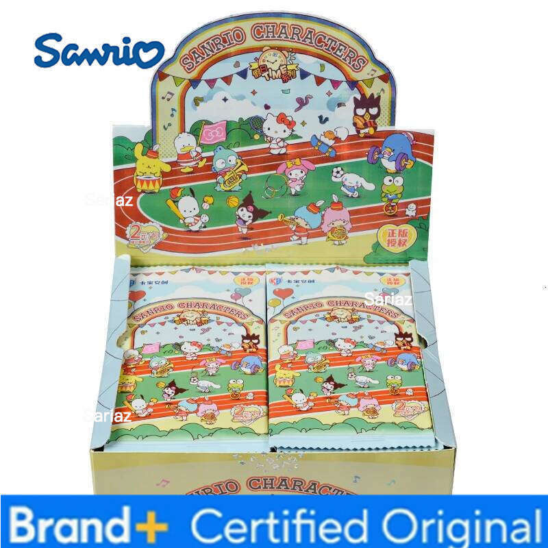 Sanrio KABAO Original Kuromi Hello Kitty Shining Cartoon My Melody Collectible Game Card Toy For Children Gift H2601301