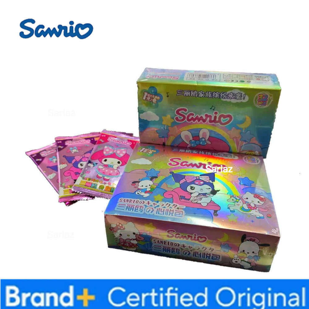 Sanrio K HOT NEW Character Collection Card Box of 160 Cards for Animation Enthusiasts, Creative Children's Gifts, Festival Gifts H2601301