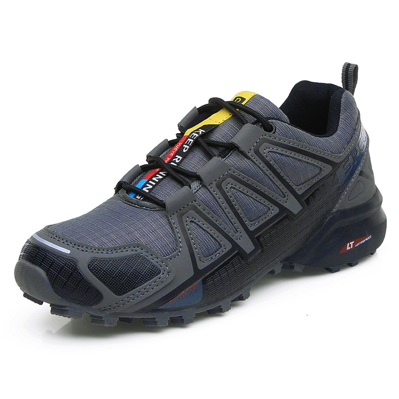 New Large Size Outdoor Climbing Sports Shoes Men'S Shoes Non Slip Shock Absorption Sports Climbing Shoes Breathable Hiking Shoes Men 2026s hot