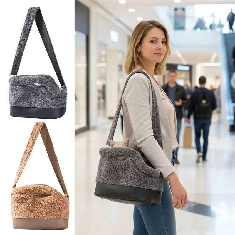 EFFICIENT Soft Waterproof Sling Pouch Puppies Dog Carrier With Safety Harness Buckle- Ideal For Small To Medium Breeds In 26H0130