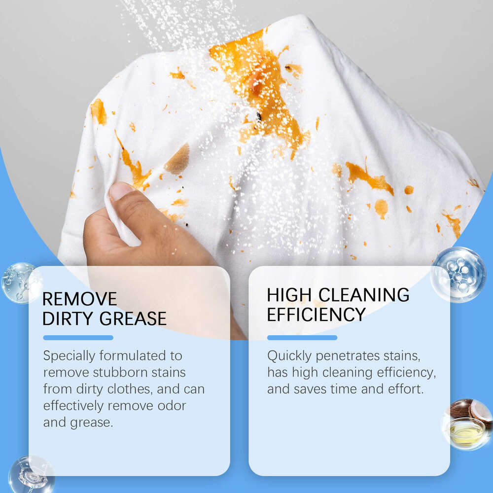 JAYSUING Clothes Remover Gentle Oil Stain Odor Machine Hand Wash Dual-use Cleaner S260130