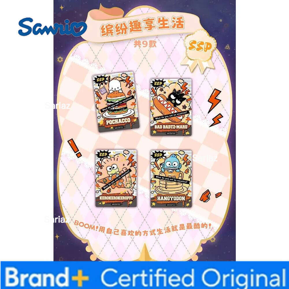 Sanrio Genuine Kabao Japanese Cartoon Collection Warm Healing Anime Star Birthday Gift for Children Creative Character Card H2601301