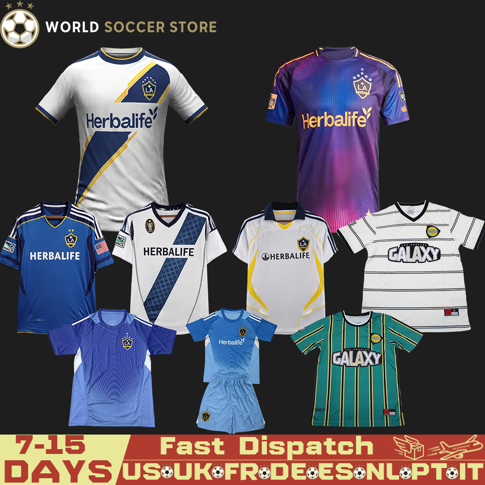 26 27 LA Galaxy RIQUI PUIG PEC Soccer Jerseys 2025 2026 PAINTSIL SANABRIA CERRILLO GLESNES KLAUSS HAAK NASCIMENTO AUDE Player Football shirt Retro 1997 1999 2011 2007