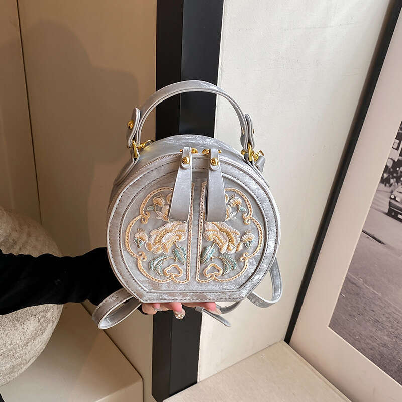 Trendy Small For Women 2025 New Fashionable Versatile Crossbody Summer Exquisite Handheld Round Bags SHANGFANNI