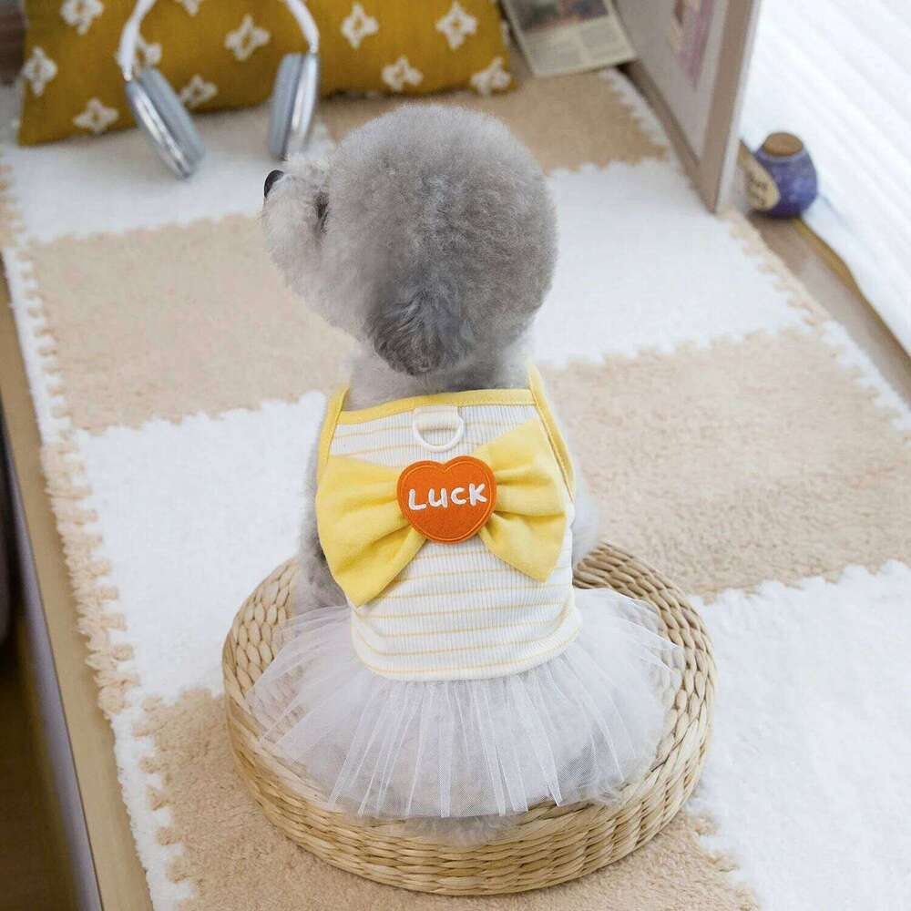 Sweet Lucky Princess for Small Dogs Spring Summer Puppy Lace Tutu Dress Chihuahua Dog Skirt Pet Apparel H260129