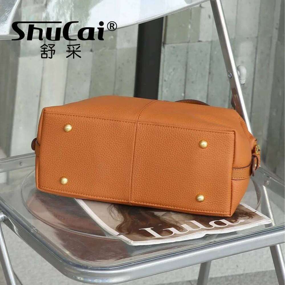 Genuine Leather Fashion Women's Handbag Luxury Designer Ladies Shoulder Crossbody Bags High Quality Large Capacity Tote Bag