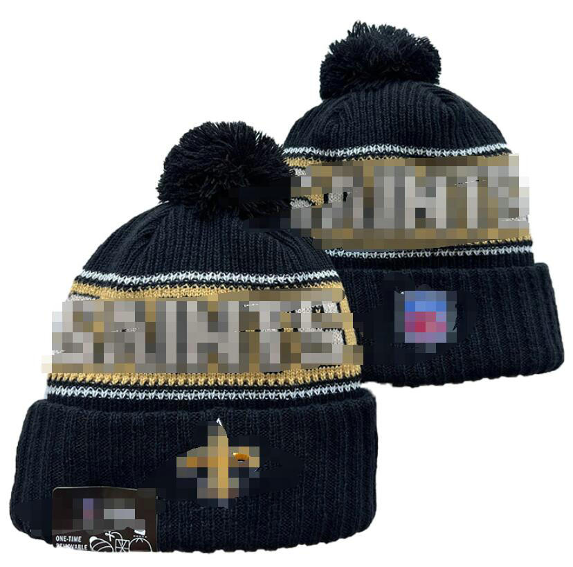 2026 Saints Beanies Knitted Hats Sports Teams Baseball Basketball Beanies Caps Pom Fashion Winter Top Caps Sport Knit Hats a3