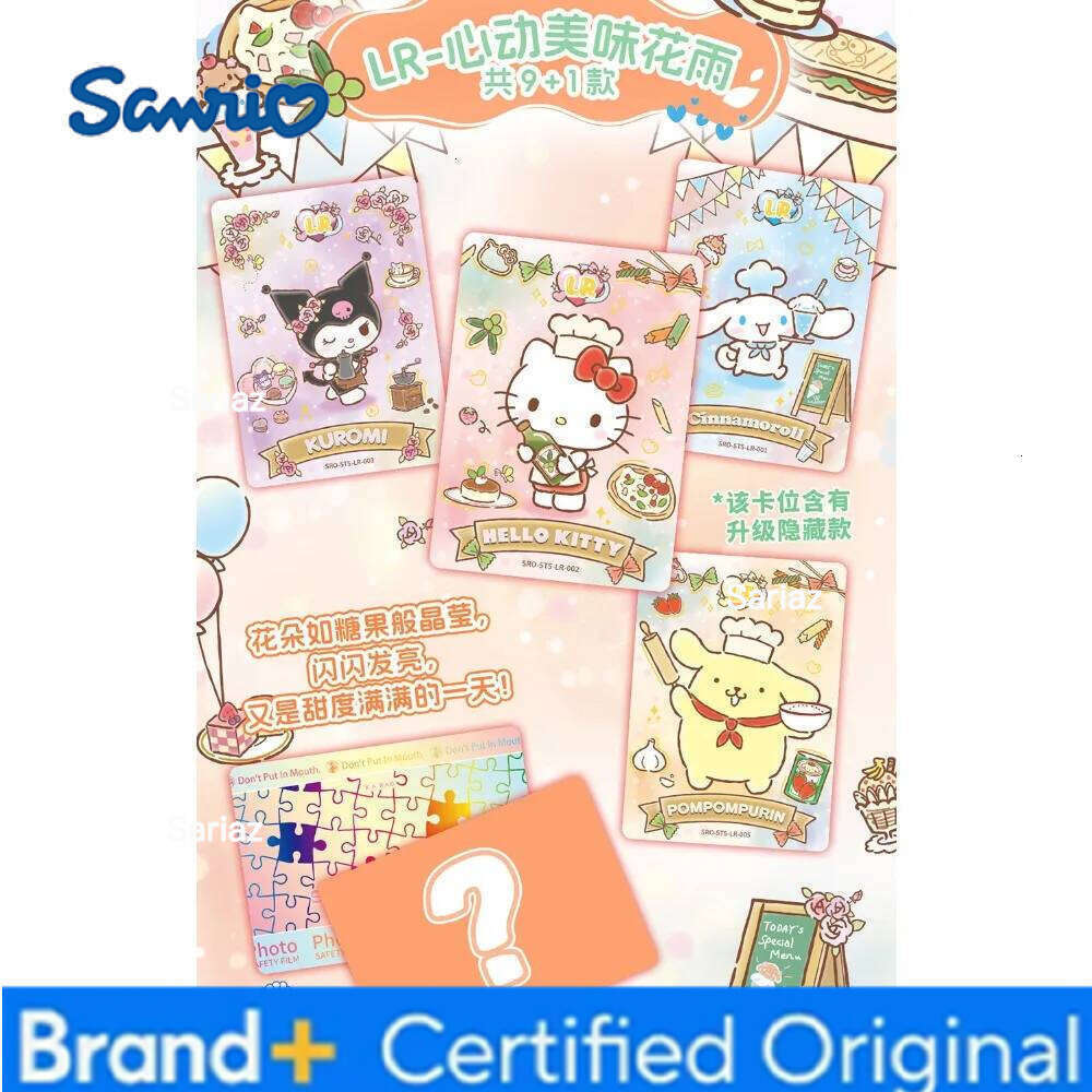 Sanrio Genuine Kabao Characters Collection Cartoon Lovely Anime Creative and Unique Graffiti Notebook Cards Children Gifts H260130