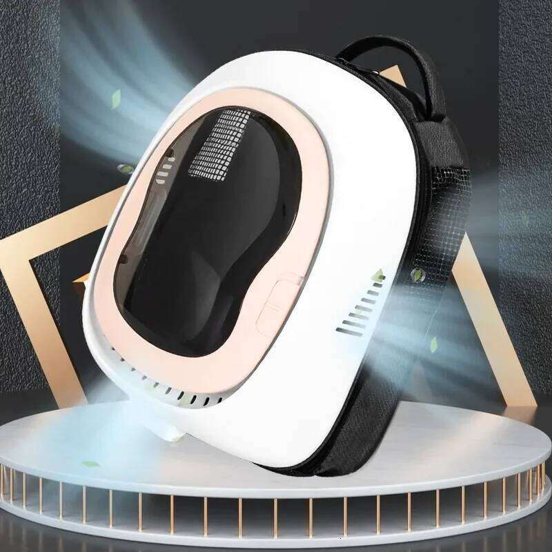 Fashion Cat Transparent Capsule Backpack Small Animal Puppy Kitty Bird Breathable Travel Pet Carrier 26H0130