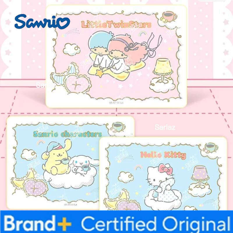 Sanrio Original KAYOU Family Series Collection Fantasy Dream Journey Hello Kitty Card Toy For Girl Gift H26013011