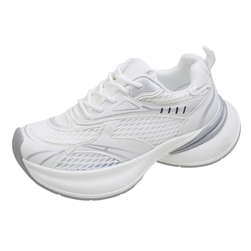Women's Autumn New Thick Soled Retro Versatile Round Toe Lightweight Casual Sports Shoes.