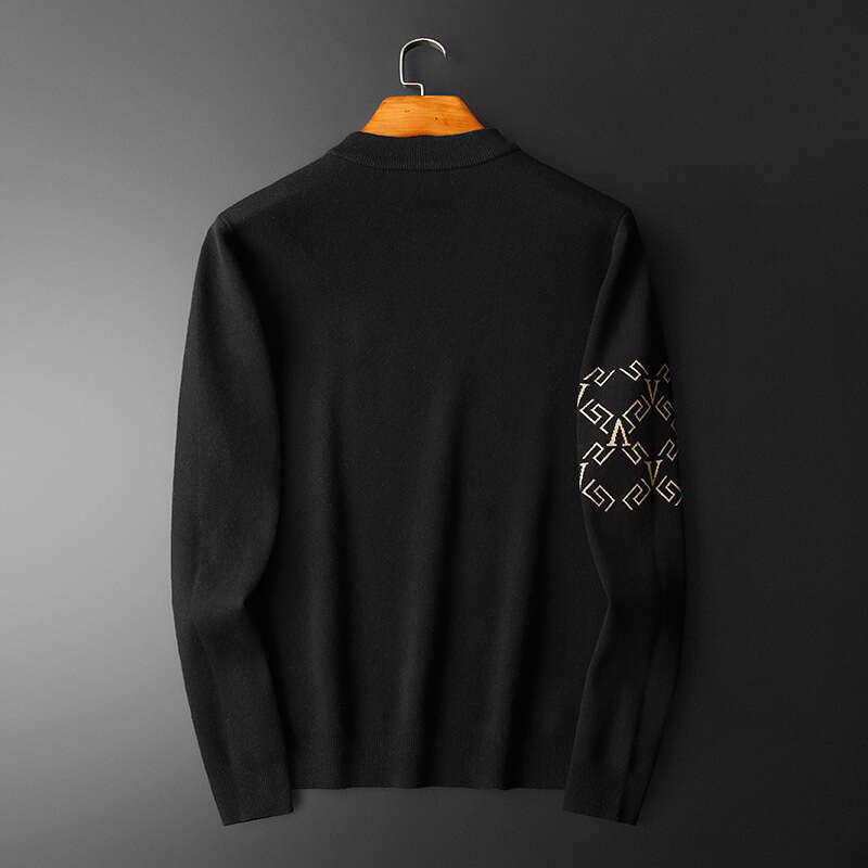 New Arrivals Winter New Men's Woolen Round Neck Knitted Base Shirt Youth Fashion Sweater Men