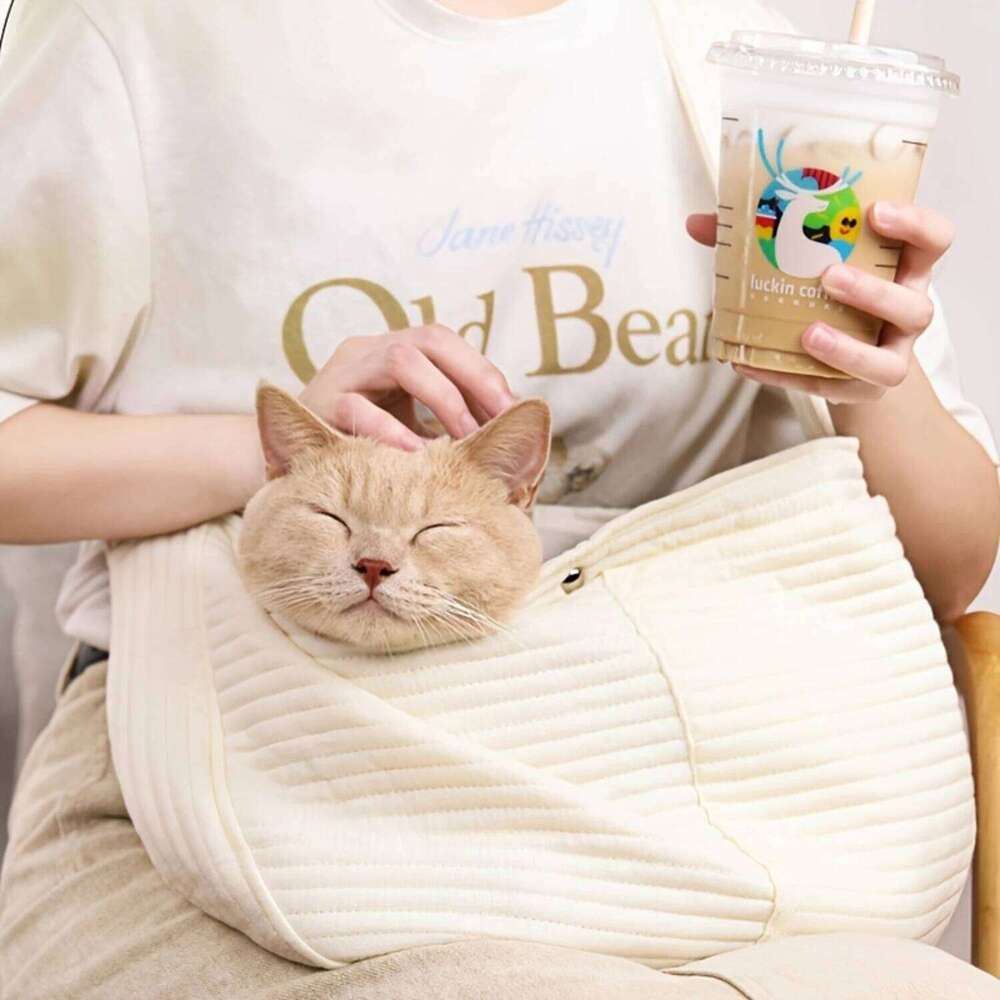 Comfortable Convenient Portable Dog Sling Carrier Small Cats Dogs - Perfect for Outdoor Travel and Pet Supplies 26H0130