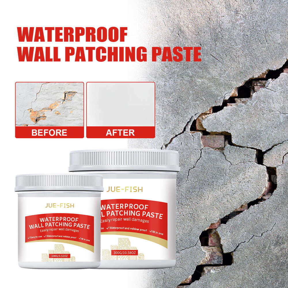 Jue-Fish 300g Home White Mold Graffiti Stain Renovation Crack Repair Wall Paste S260130