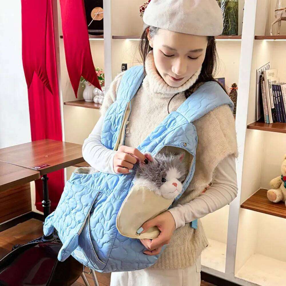 Out Waterproof Dog Backpack Cross Strap Large Capacity Chest Hand Free Nylon Pet Transport Bag Shopping 26H0130