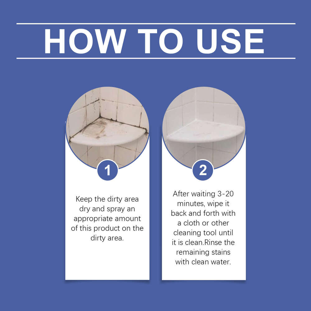 Jakehoe Descaler Household Bathroom Multi-Functional Cleaner for Tiles and Glass S260130