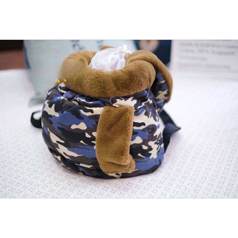 Luxury Thickened Warm Carrier for Cat Dog Backpack Teddy Chihuahua Puppy Winter Out Travel Bag Chest Pet accessories 26H0130