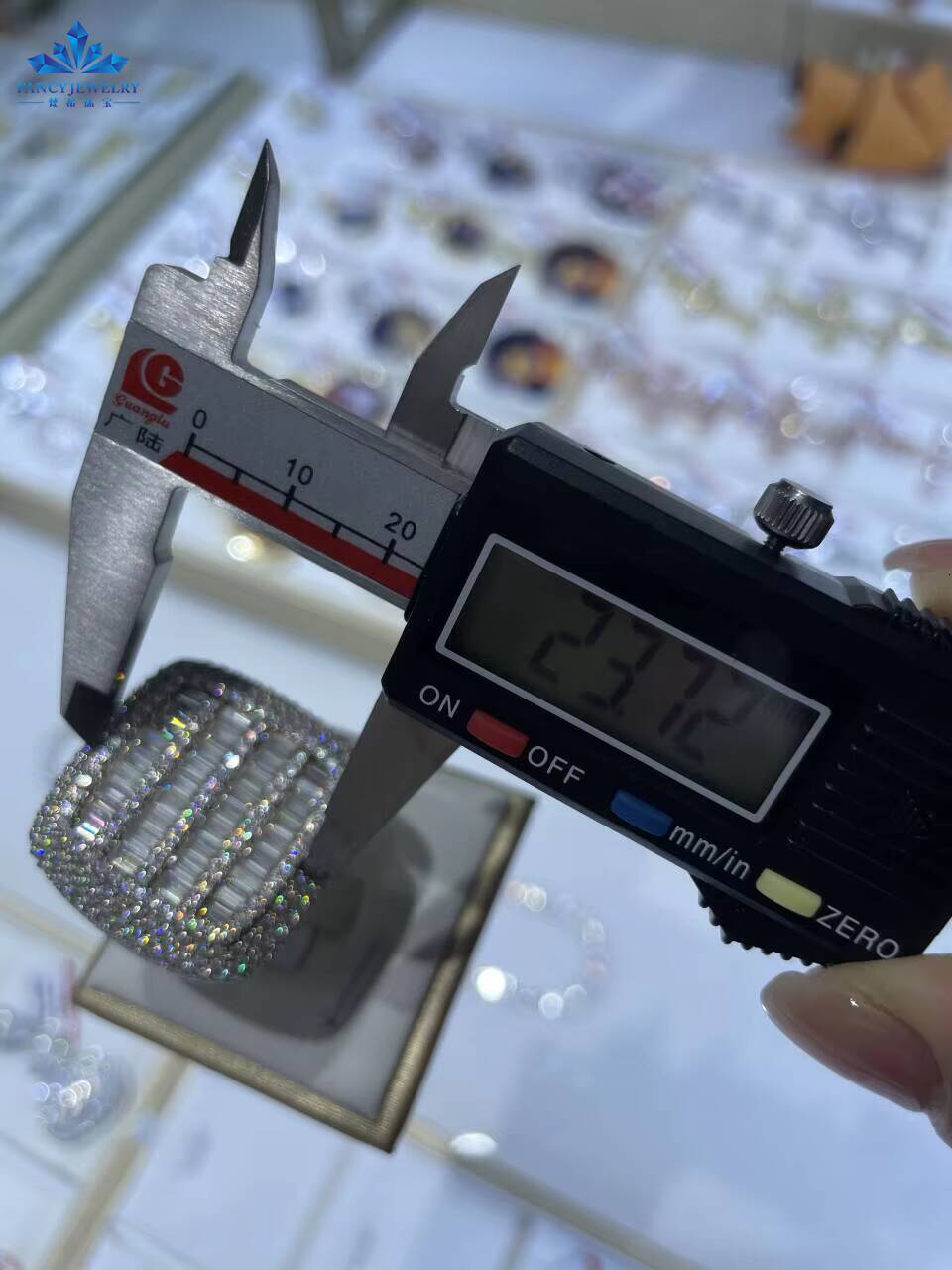 Hiphop Men Women Fine Jewelry Iced Out Gold Plated 925 Sterling Silver VVS Moissanite Diamond Baguette Ring With GRA Certificate