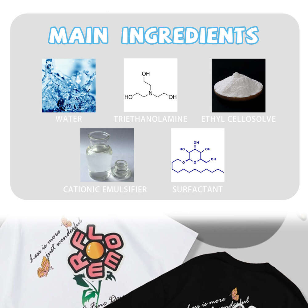 Jakehoe Clothing Fabric Print Pattern Letter Cleaning Remover S260130