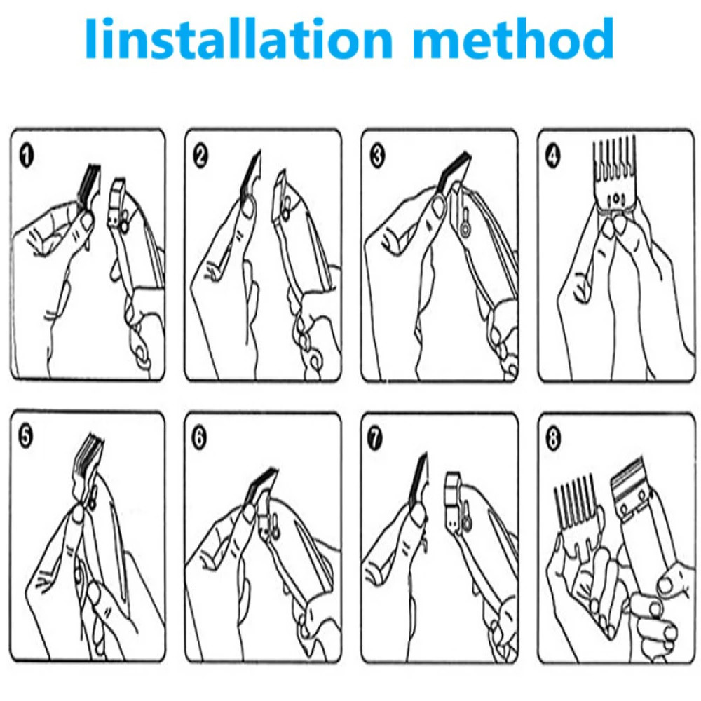 Electric Hair Clipper Hair Cut Maching Wireless Trimmer men Professional Clipper Machine Rechargeable Hair Cut Barber 809A 260129