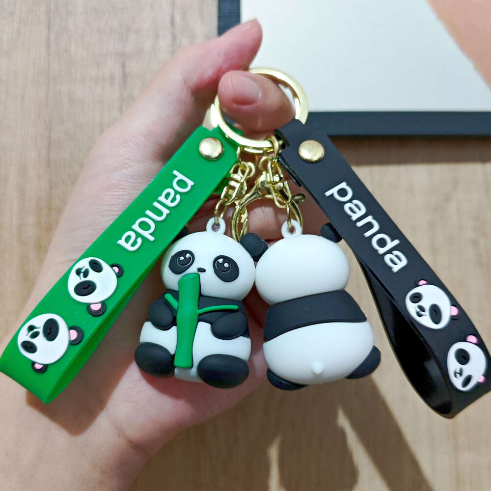 2026 Cute panda pendant from China, available in multiple colors to match with bags, keychains, and more