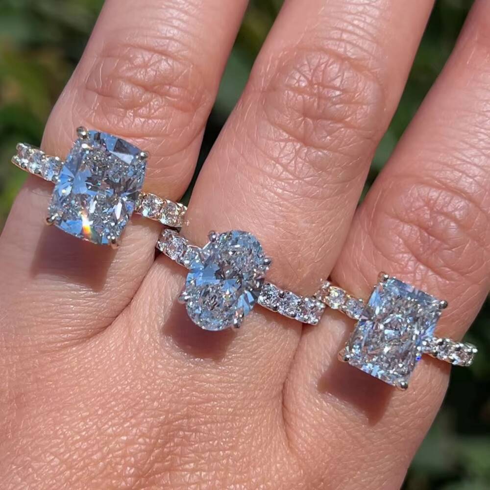 Best Price Custom 14K VVS D Color Solid Gold Lab Created Igi Certified Cvd Hpht Diamonds Engagement Lab Grown Diamond Ring