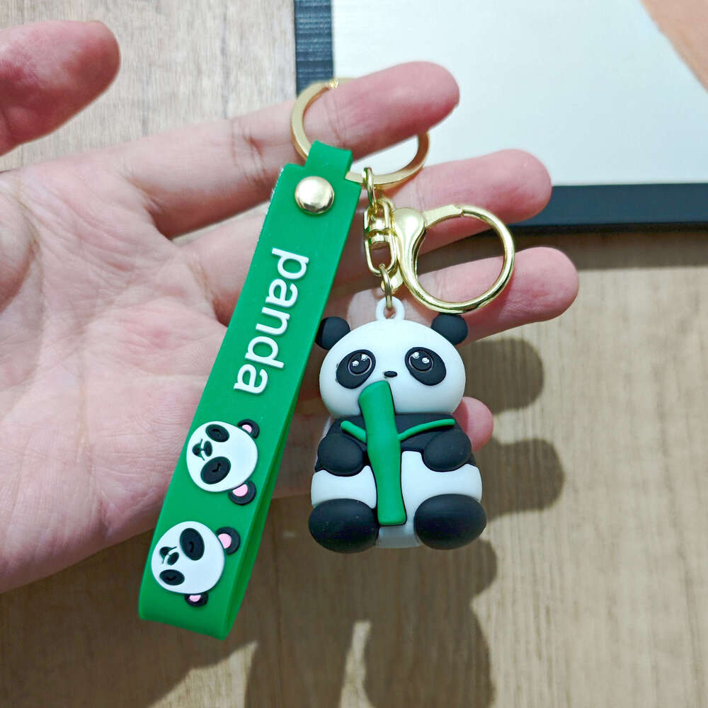 2026 Cute panda pendant from China, available in multiple colors to match with bags, keychains, and more