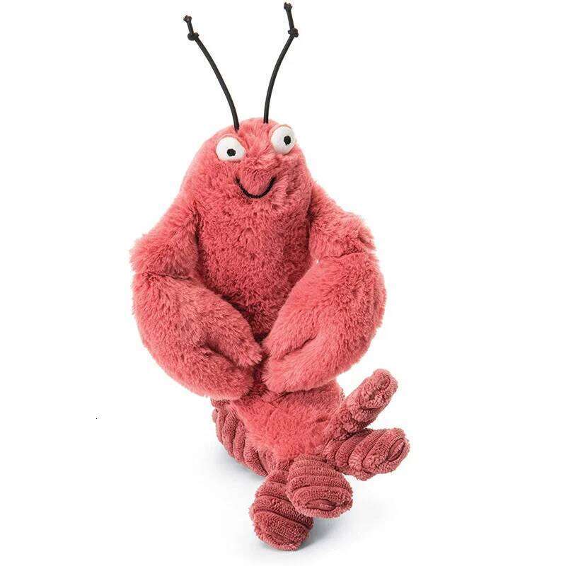 New Larry Soft Animals Shrimp Stuffed Dolls Cute Plush Lobster Toys for Baby Kids Children Funny Gift Y260128