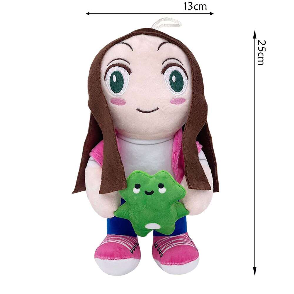 Hot Cute Magic Expression Doll 25cm Cartoon Girl Plush Toy Soft Long Leg Frog Kids Christmas Gift Y260128