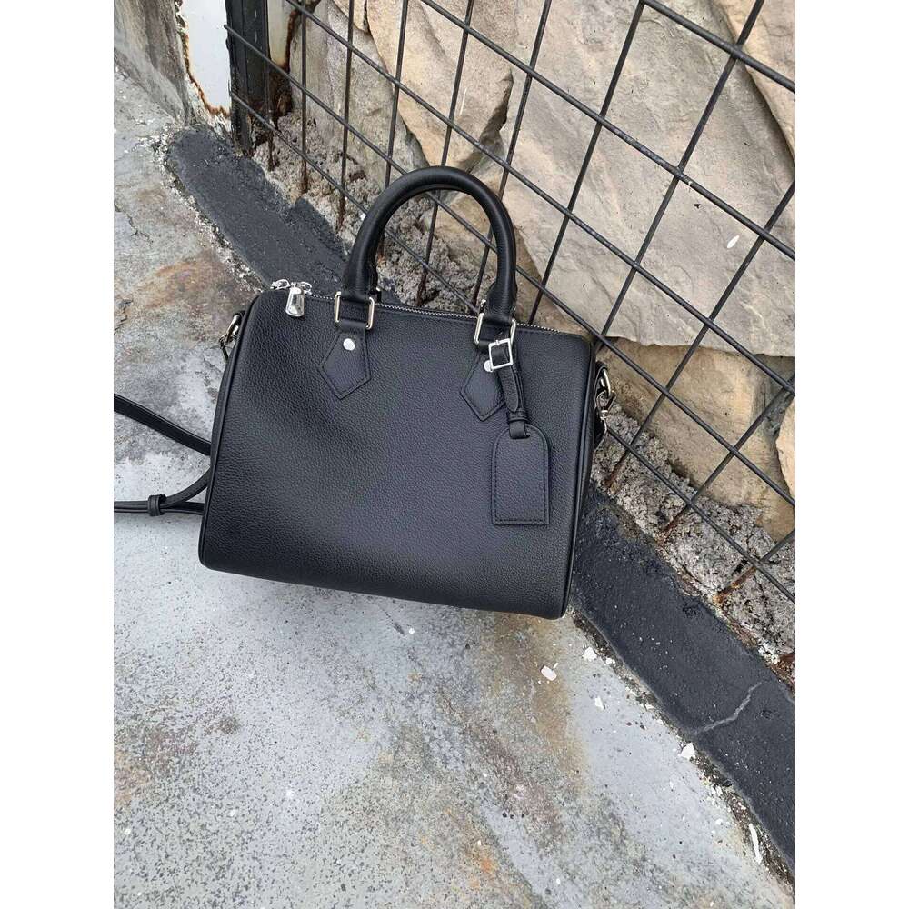 Genuine Grade Leather Women's Shoulder Crossbody Luxury Designer Brand Female Handbag Fashion Soft Cowhide Ladies Boston Bag