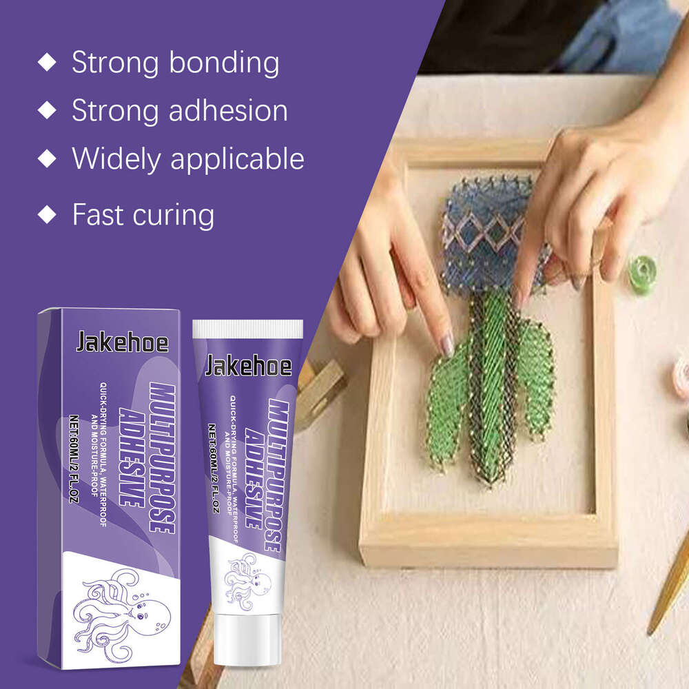 Jakehoe Adhesive Wood Metal Ceramic Plastic Repair Multi-Purpose Waterproof Nail-Free Glue S260130