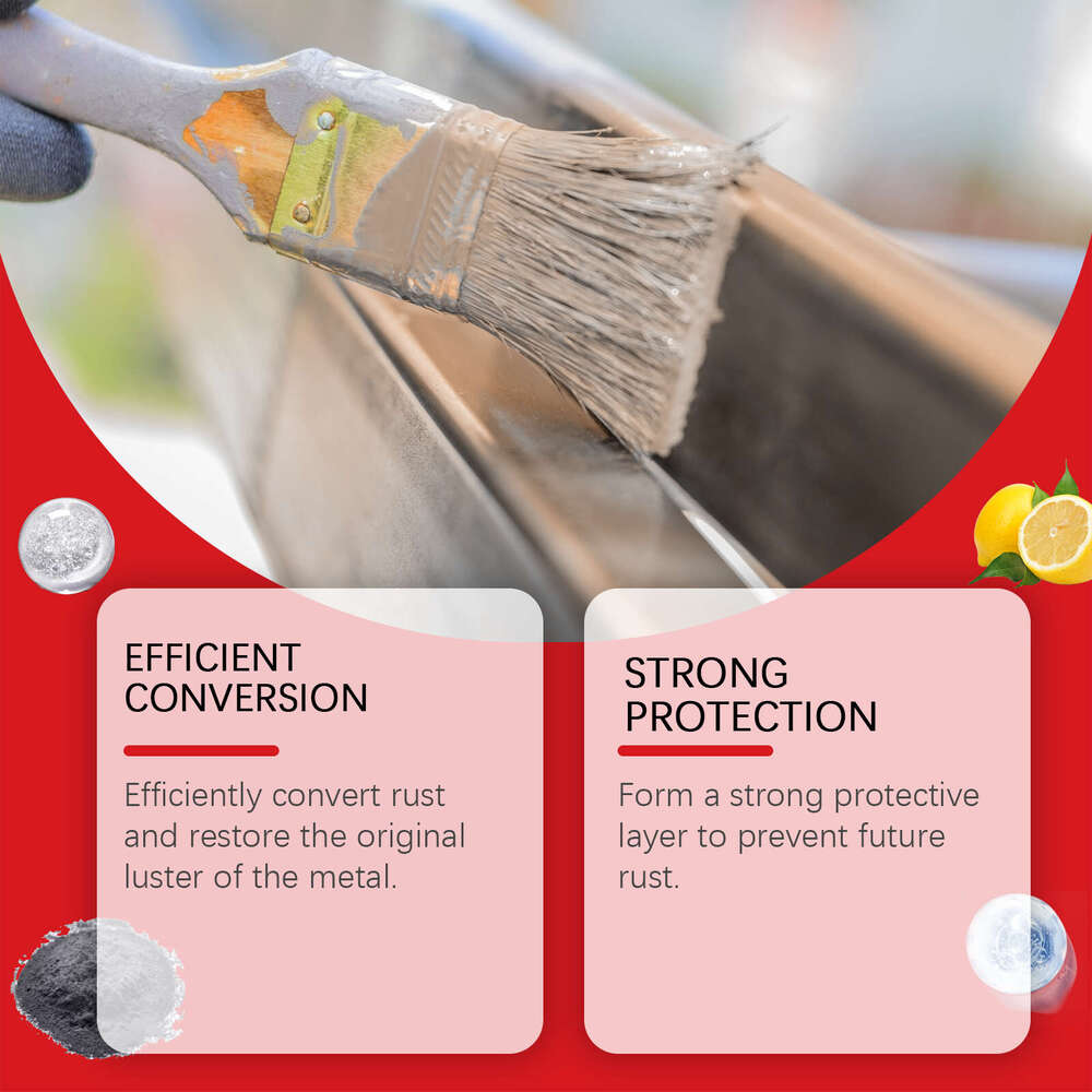 Jakehoe Metal Agent Brightening Protection Anti-Corrosion Conversion Renovation Coating Surface Rust Removal Primer S260130