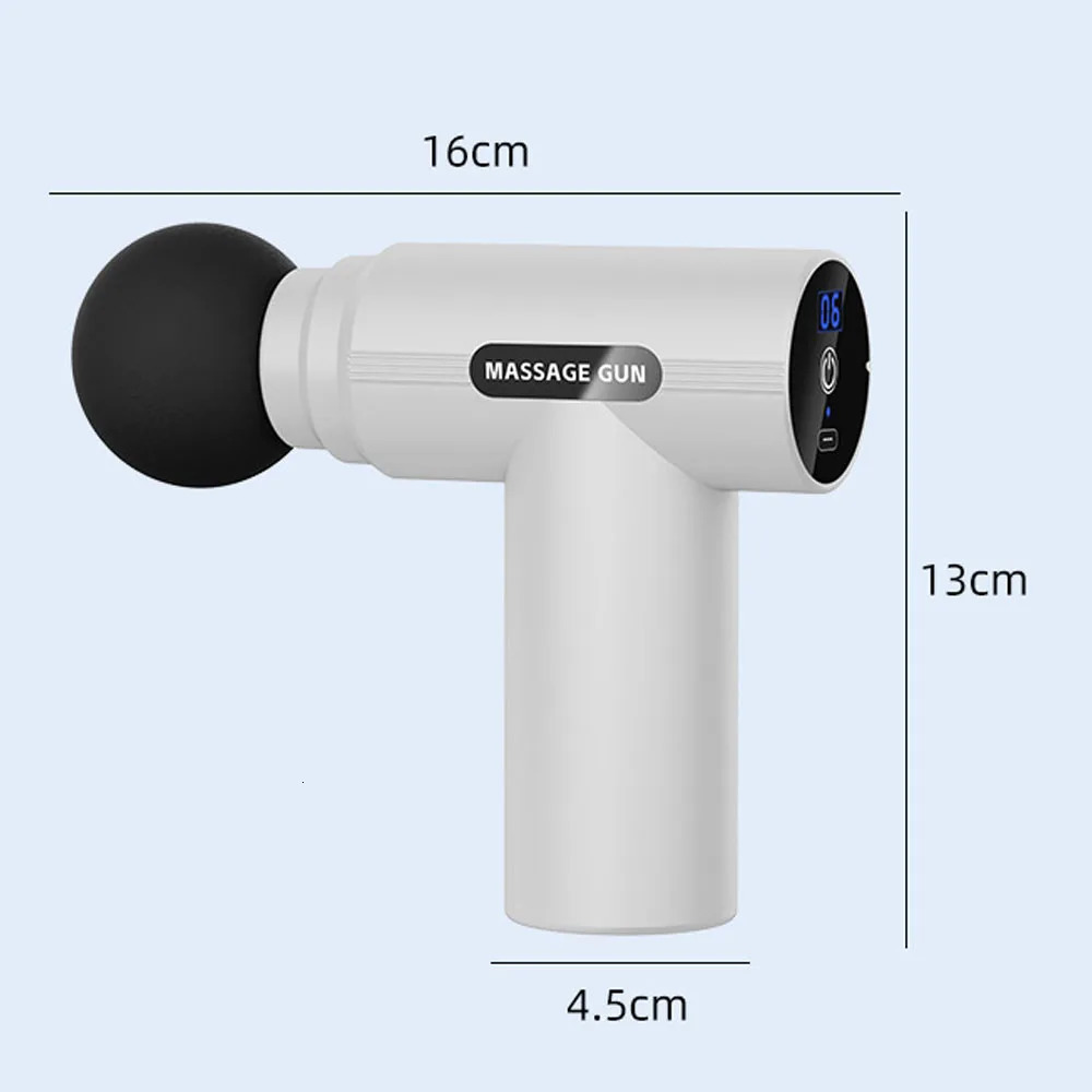Mini Massage Gun Fascia Machine Muscle Relaxation USB Vibrating Gun Rod Massage Fitness Equipment Neck Grab Fascia Gun 260126