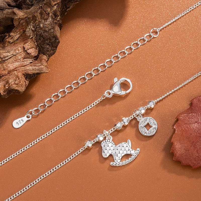 Soon there will be money Flower pendant for wealth and good fortune zodiac year necklace feminine charm collarbone chain Y260130