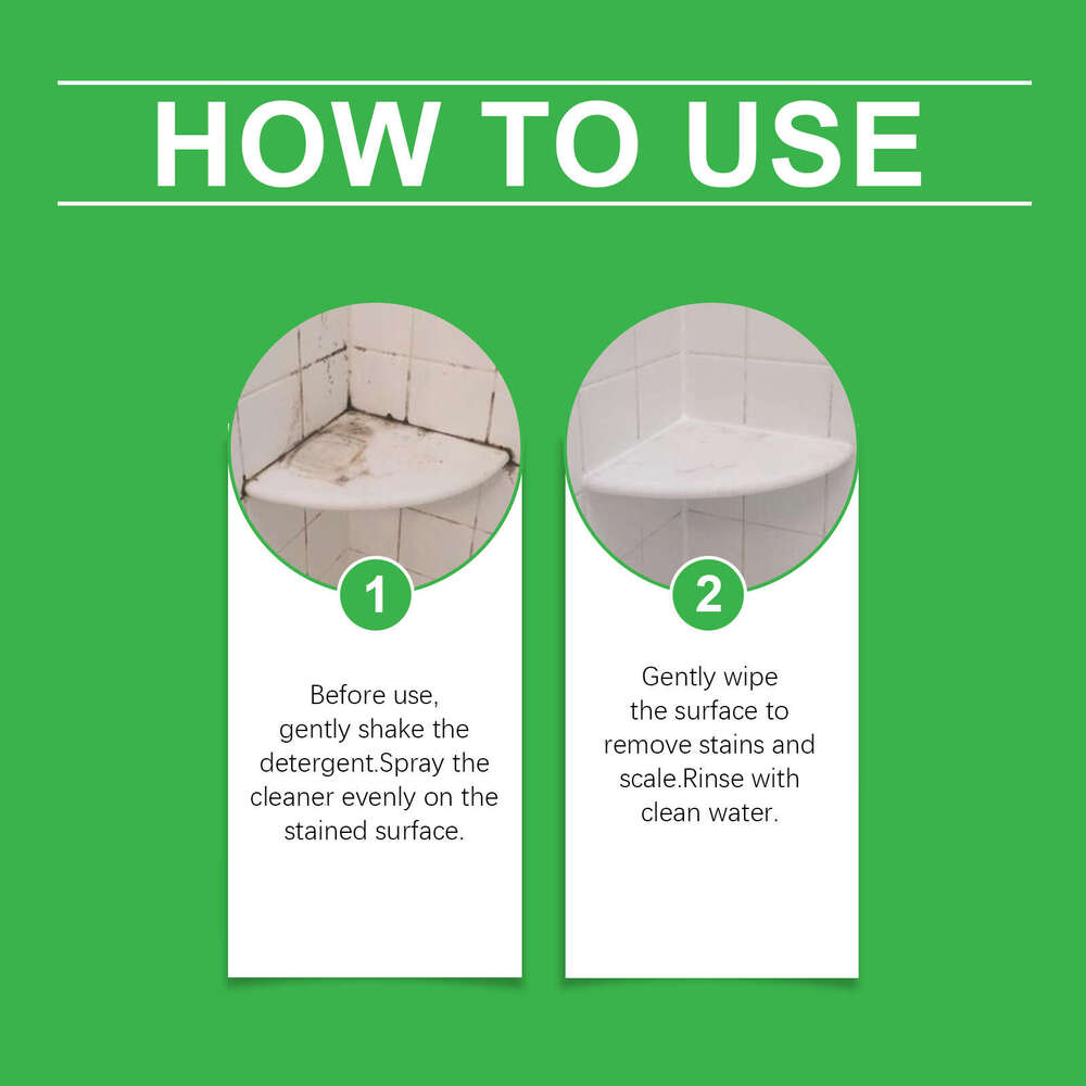 JAKEHOE Bathroom Cleaner Cleaning Bathtub Sink Toilet Tile Stain Removal Spray S260130