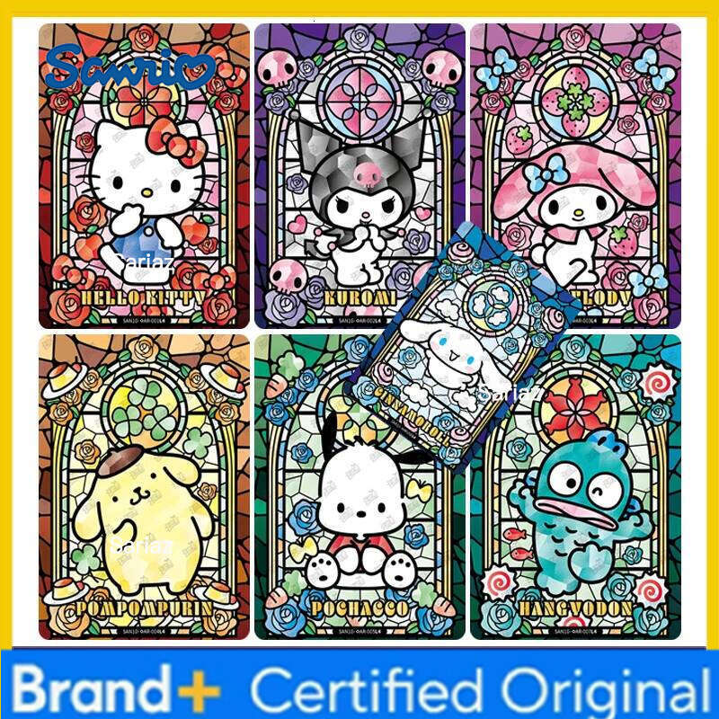 Sanrio KAYOU genuine bag Kulomi anime character collection card children's toys Christmas gift H260130