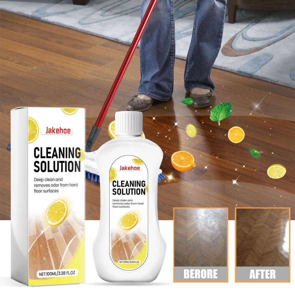 JAKEHOE Cleaner Liquid Household Wooden Floor Tile Brightening Polishing Stain Removal Cleaning Fragrance Agent S260130