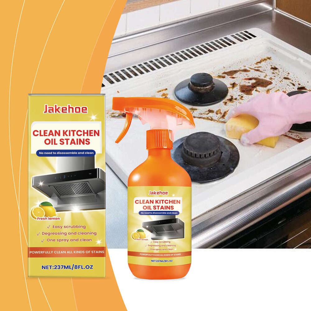 Jakehoe Kitchen Grease Stove Range Hood Degreaser Gentle Formula Household Cleaner S260130