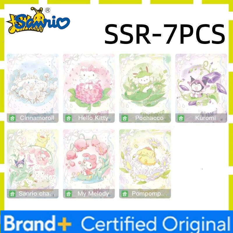 Sanrio KAYOU Genuine Card Flower Fragrance Story Mengmeng Collection Pack Family Collectible Cards Toys Gifts H26013011