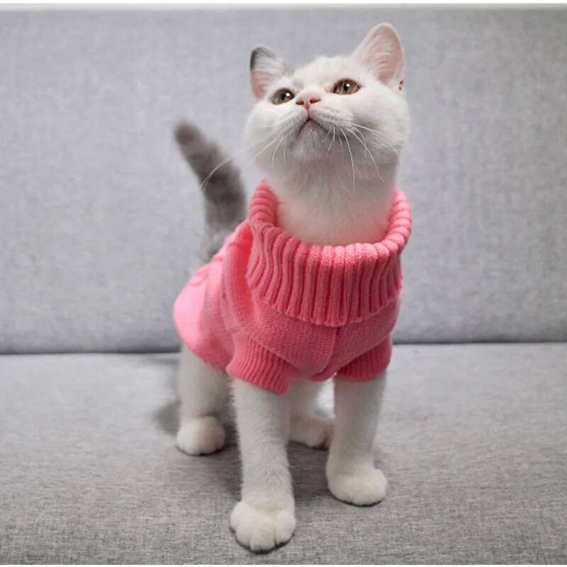 Famous brand PC Lot Warm Dog Sweaters Winter Pet for Small Dogs Coats Chihuahua Knitted Pullover Puppy Clothes pupakaIK