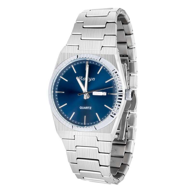 New Waterproof Men's Business Casual Luminous Dual Calendar Quartz Watch