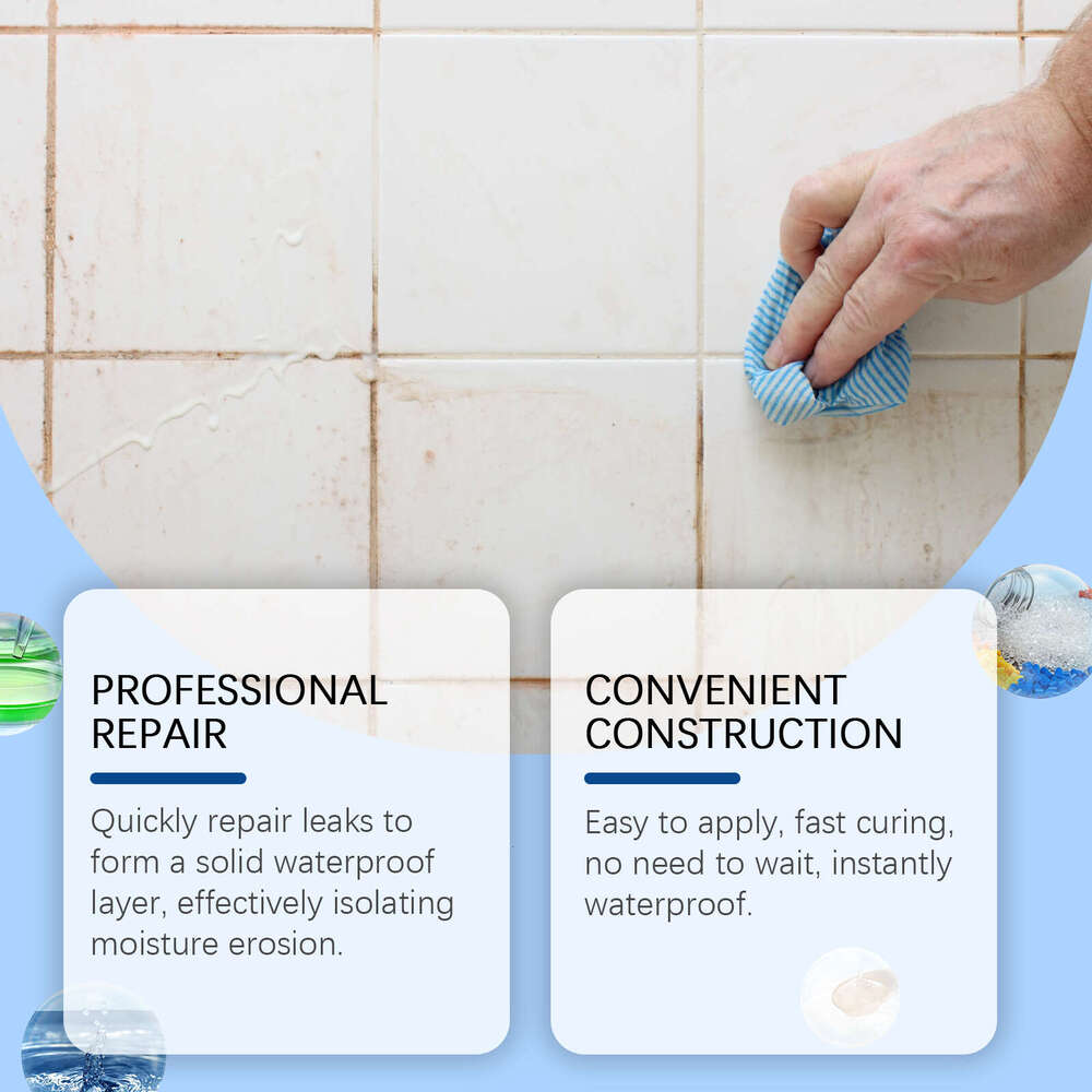 Jaysuing 350g Wall Tile Leak Repair Transparent Waterproof Sealant Glue S260130