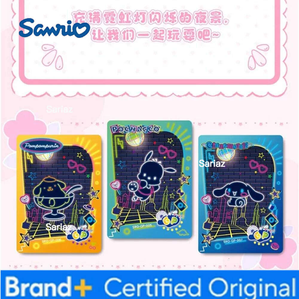 Sanrio KABAO Original Collection Japanese Popular Cute Cartoon Character Window Opening Craft Card Girl Cherish Gift Toys H26013011