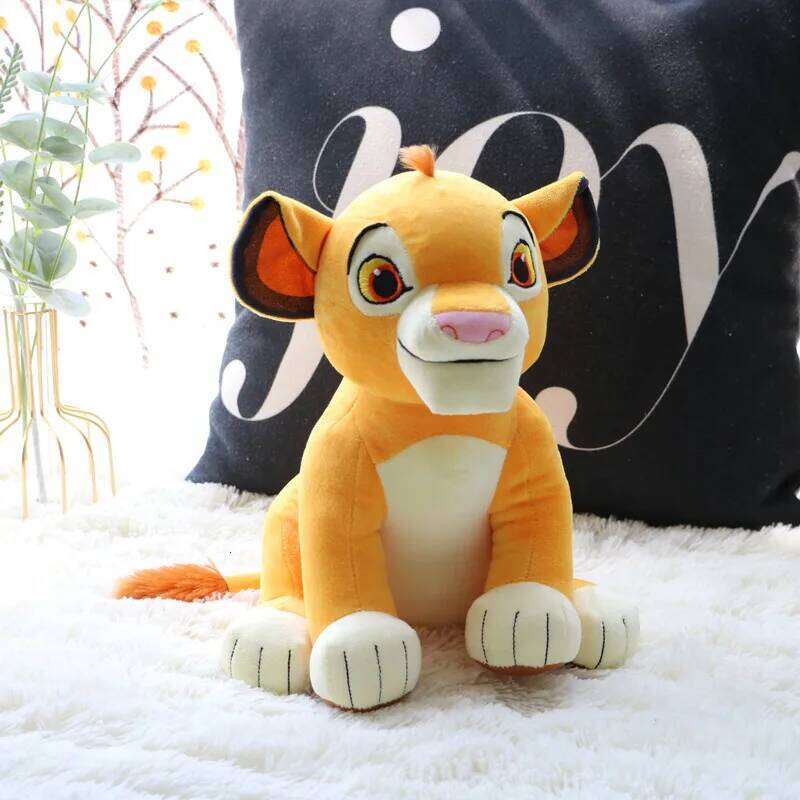2023 New 30cm Lion King And Son Soft Kids Doll Young Simba Stuffed Animals Plush Children Toy Christmas Gifts Y260128