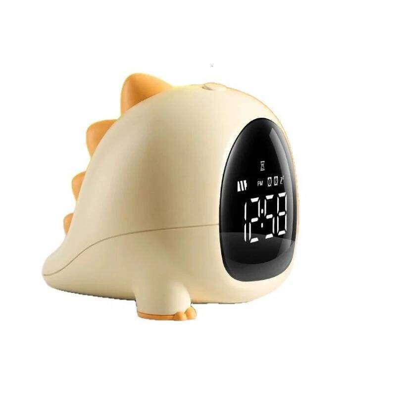 Creative Cartoon Little Dinosaur USB Charging LED, Timed Electronic Clock, Children's Bedside Smart Snooze Alarm Clock W260130