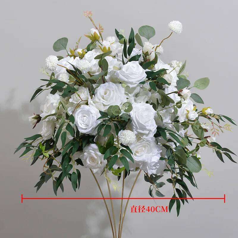 Luxury Artificial Wedding Decoration Table Centrepiece Fake Plants Road Leading Flower Ball Stage Decor Y260130