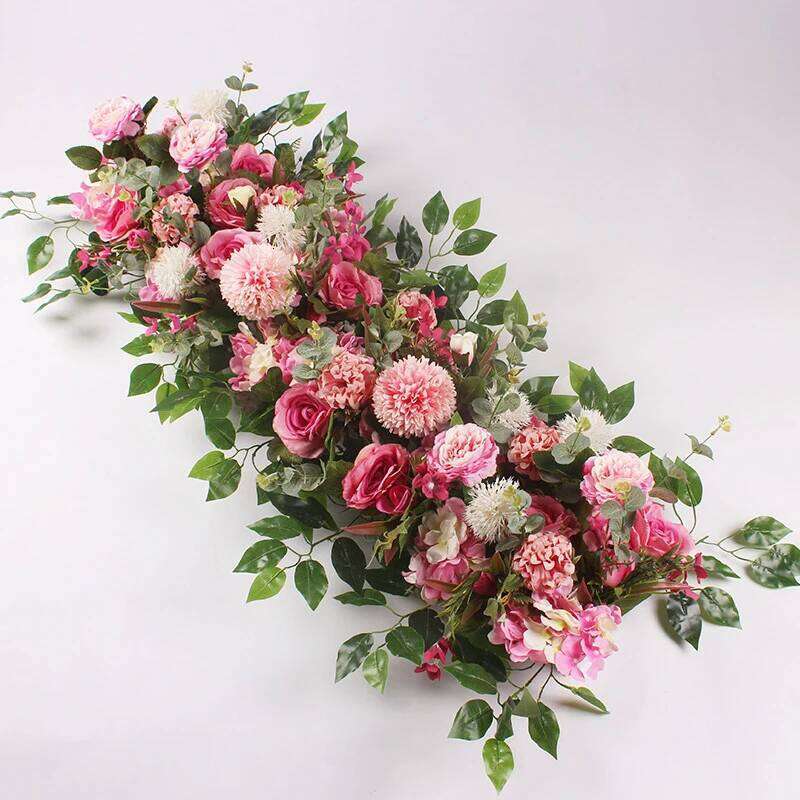 50/100cm DIY Wedding Flower Wall Decoration Arrangement Supplies Silk Peonies Rose Artificial Floral Row Decor Wed Arch Backdrop Y260130