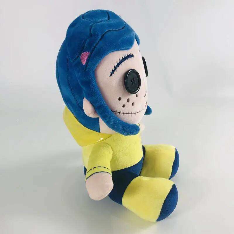 25cm Coraline Plush Doll Stuff Cartoon Figure Soft Pillow Ugly Cute Collectible Dolls Kawaii Decoration Toys Birthday Kids Gifts Y260128
