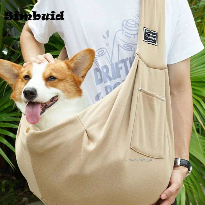 Comfortable Dog Out Crossbody Shoulder Outdoor Travel Portable Cat Puppy Sling Bag Tote Pet Carrying Supplies 26H0130